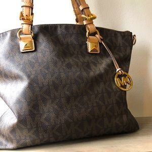 Michael Kors Monogrammed Purse - BIG!